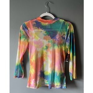 No Boundaries mesh tie dye long sleeve size medium
